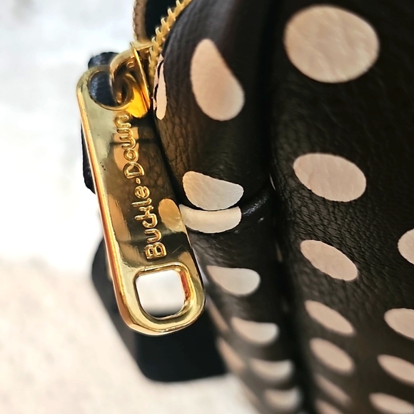 Minnie Mouse NWOT Buckle Down Bags Crossbody Bag Polka Dot Y2K Blk White Red - Picture 9 of 12